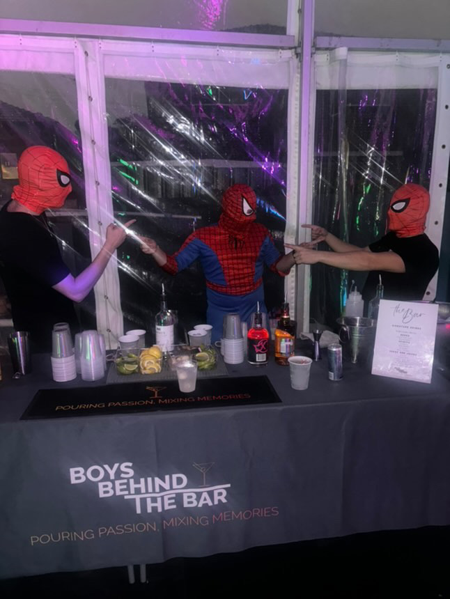 Themed Spider-Man bartending event